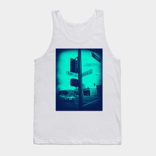 Maple Street & Central Avenue BLURBERRY SODA POP, Glendale, California by Mistah Wilson Tank Top